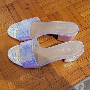 Dolls kill size 9 little heel mermaid shoes